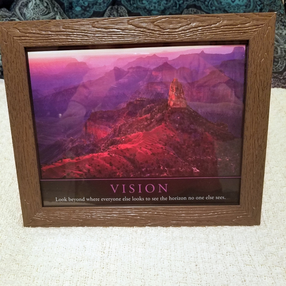Home decor picture frame 8×10 inspirational quote wall or table decor Please